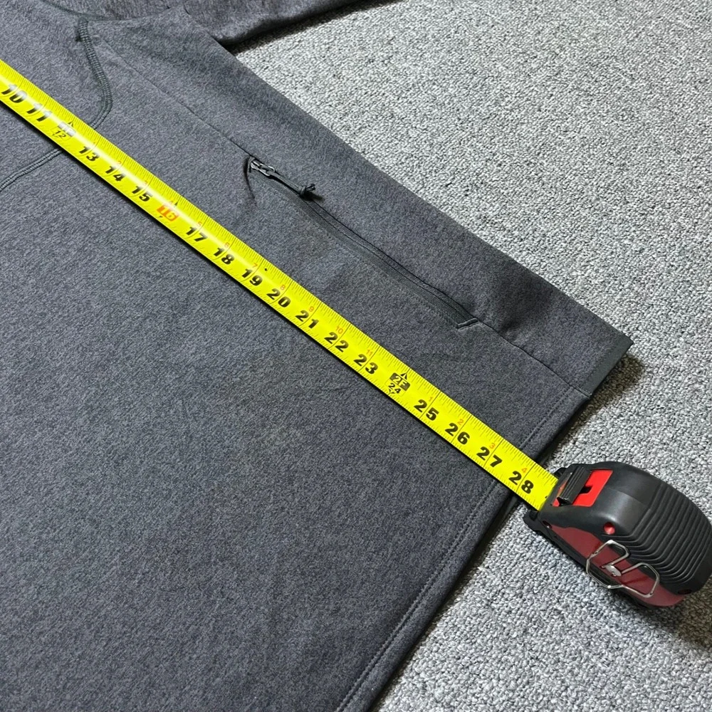The North Face Pullover Size L Gray Fairlife Nutrition 1/4 Zip Fleece Jacket